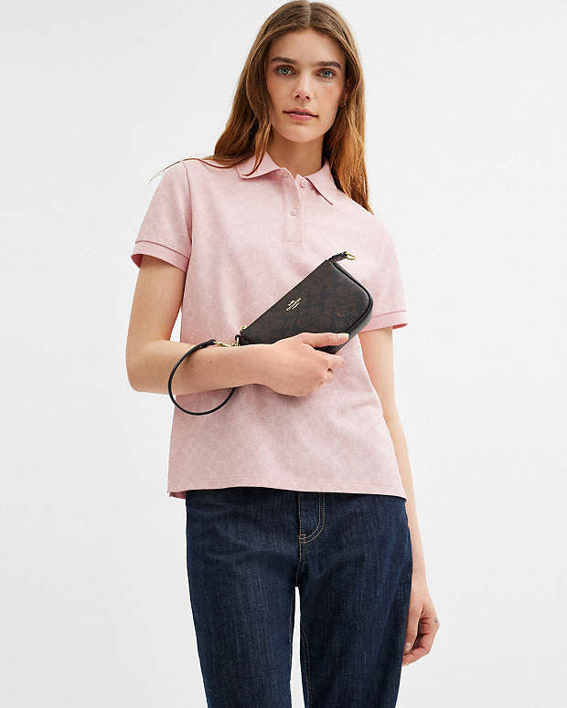 Top Handle Signature Shoulder Bag