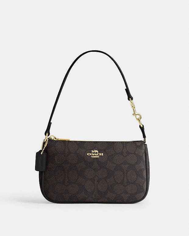Top Handle Signature Shoulder Bag