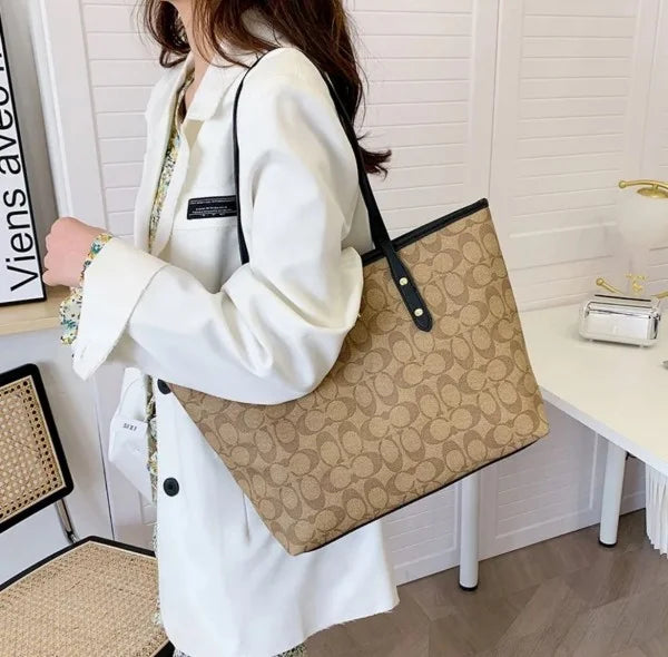 City Tote In Signature Canvas