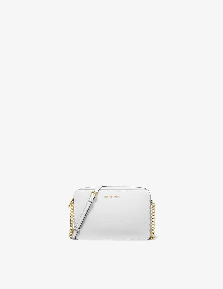 Jet Set Large Saffiano Leather Crossbody Bag