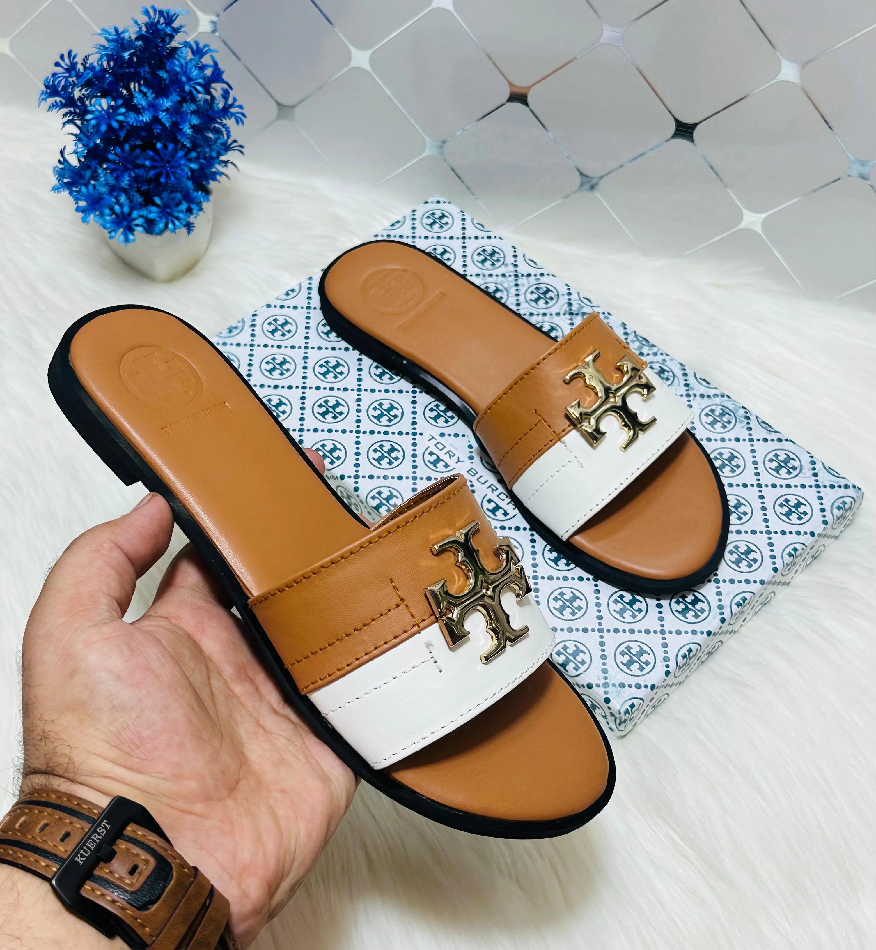 TB Women's Two Tone Slides
