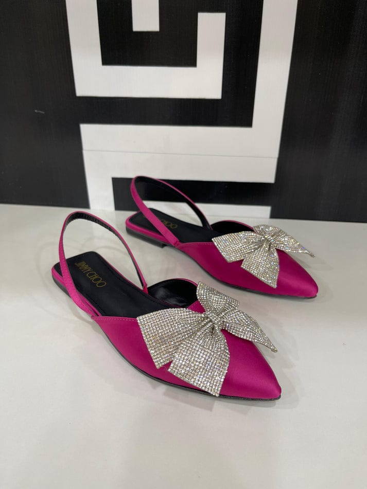 Jimmy Choo Bow Slingback Mules