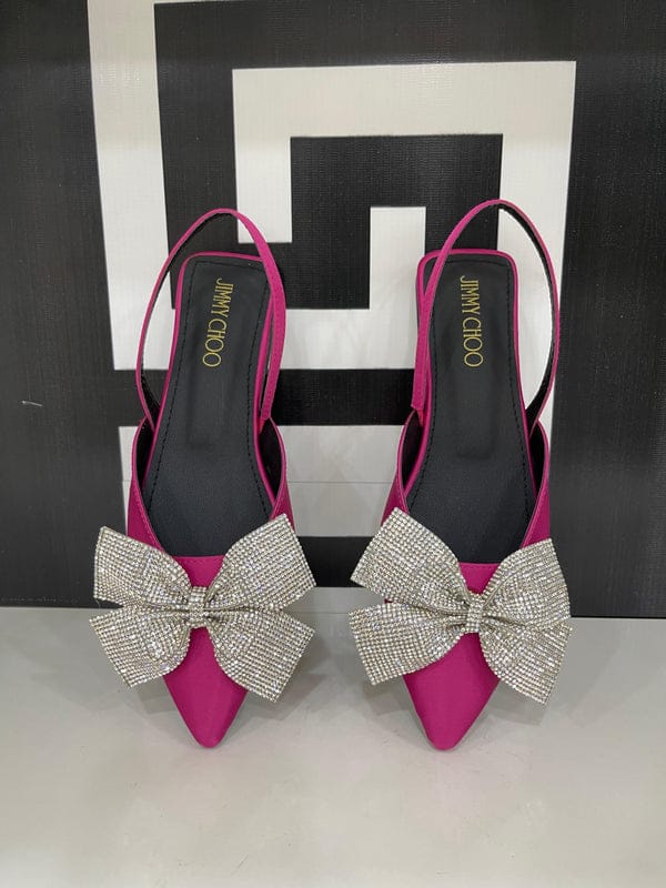 Jimmy Choo Bow Slingback Mules
