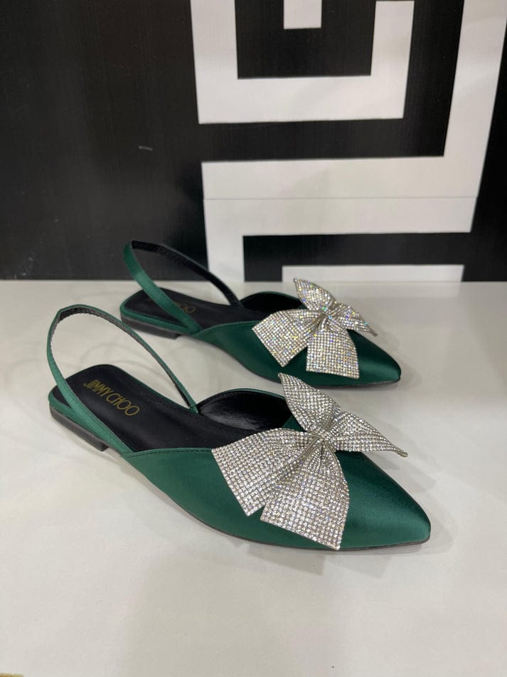 Jimmy Choo Bow Slingback Mules