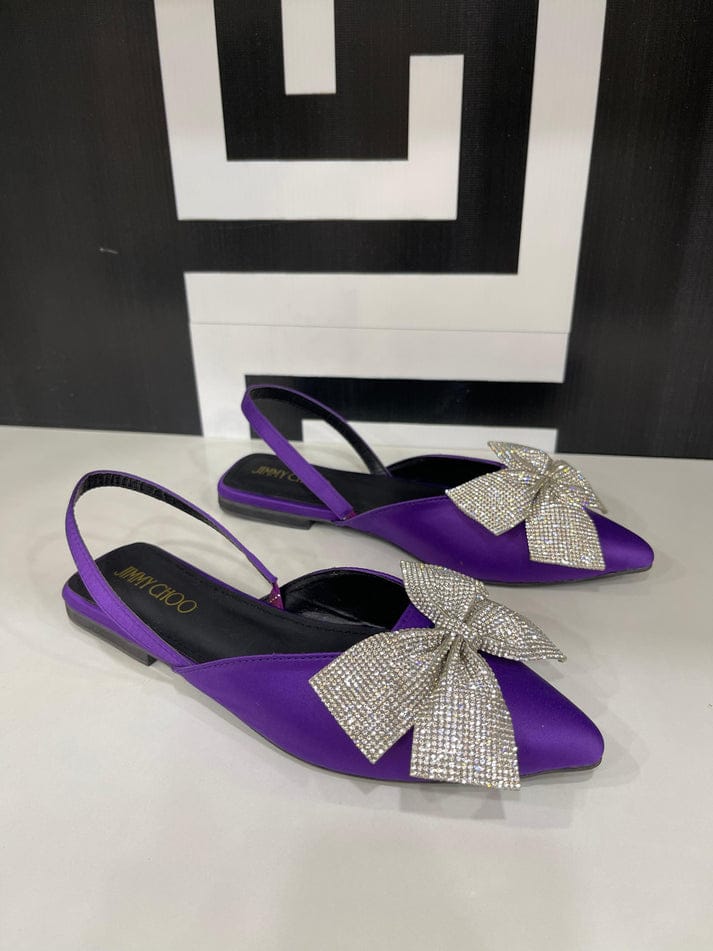 Jimmy Choo Bow Slingback Mules