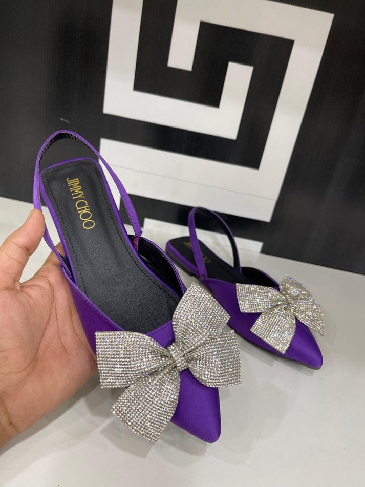 Jimmy Choo Bow Slingback Mules