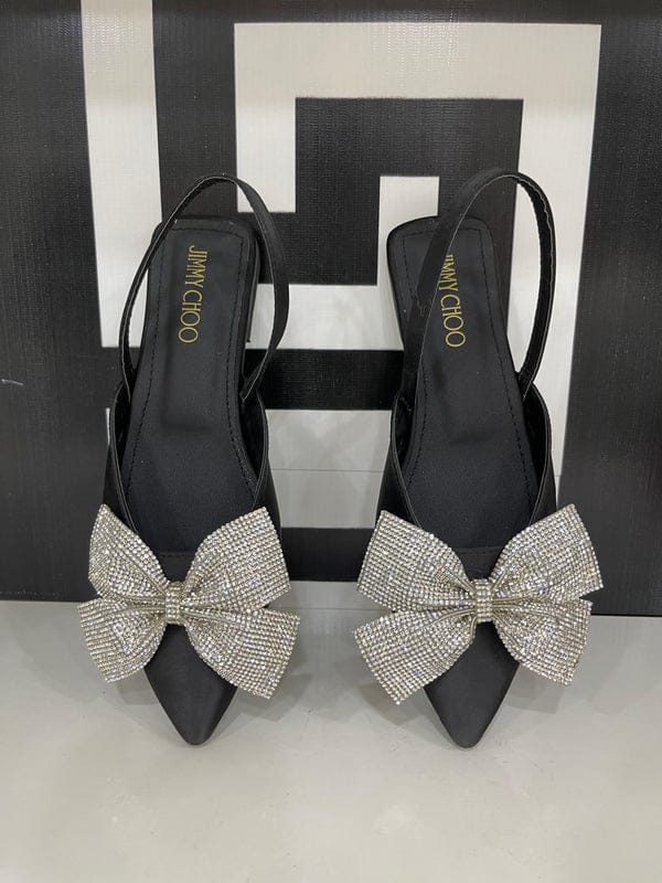 Jimmy Choo Bow Slingback Mules