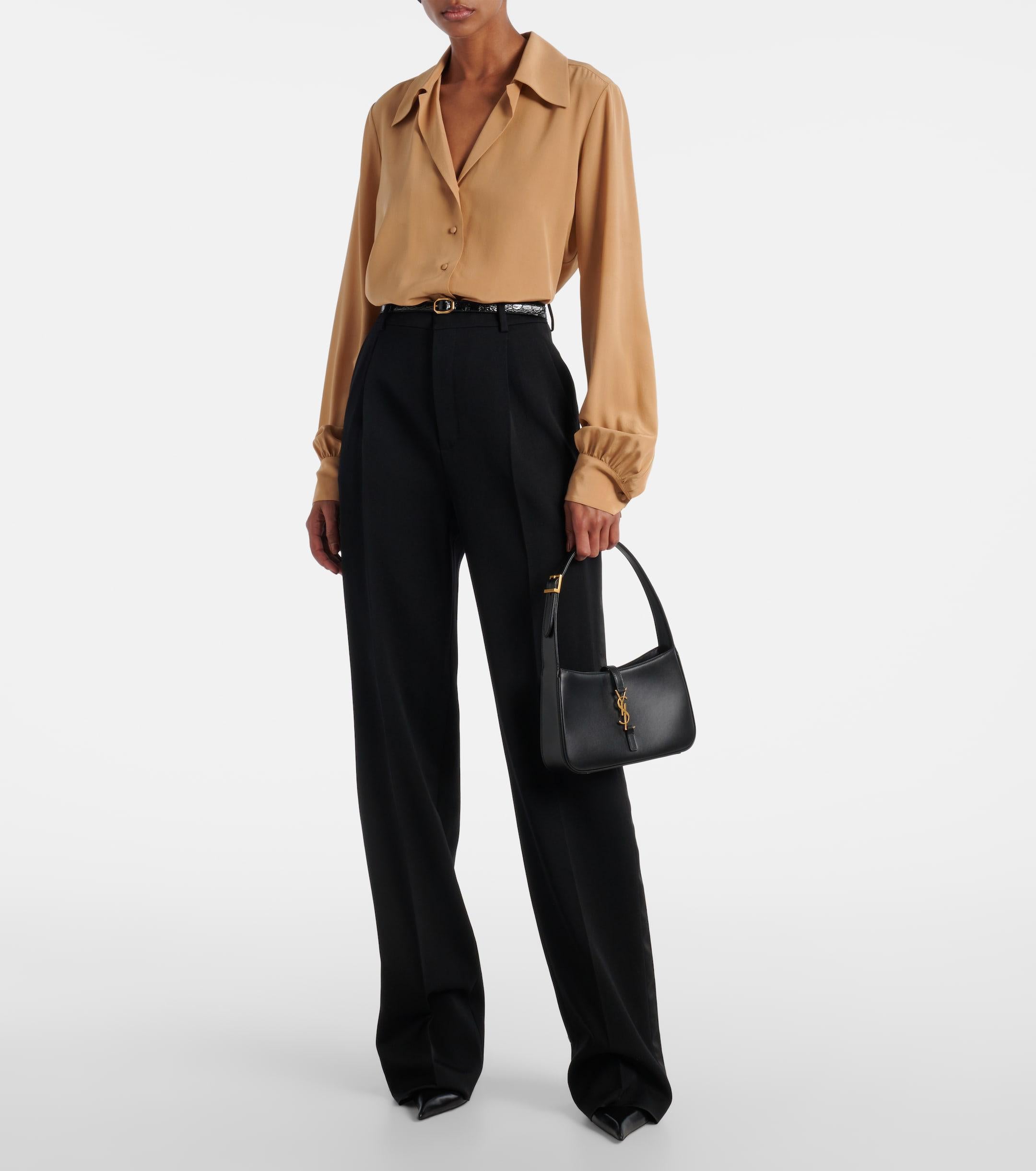 Le 5 à 7 Leather Shoulder Bag