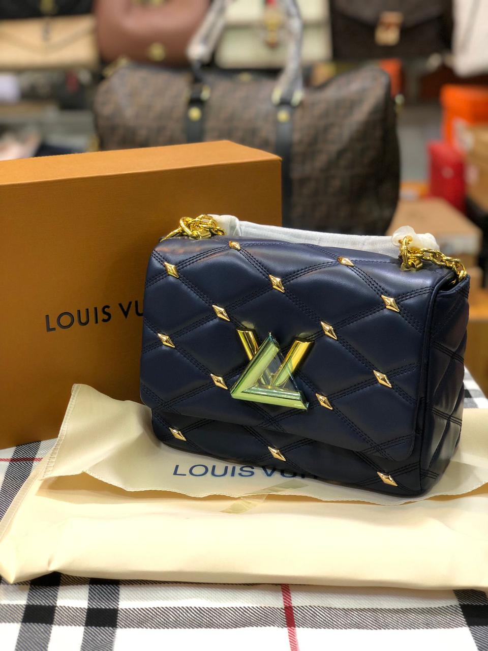 MM Malletage Leather Handbags With Chain