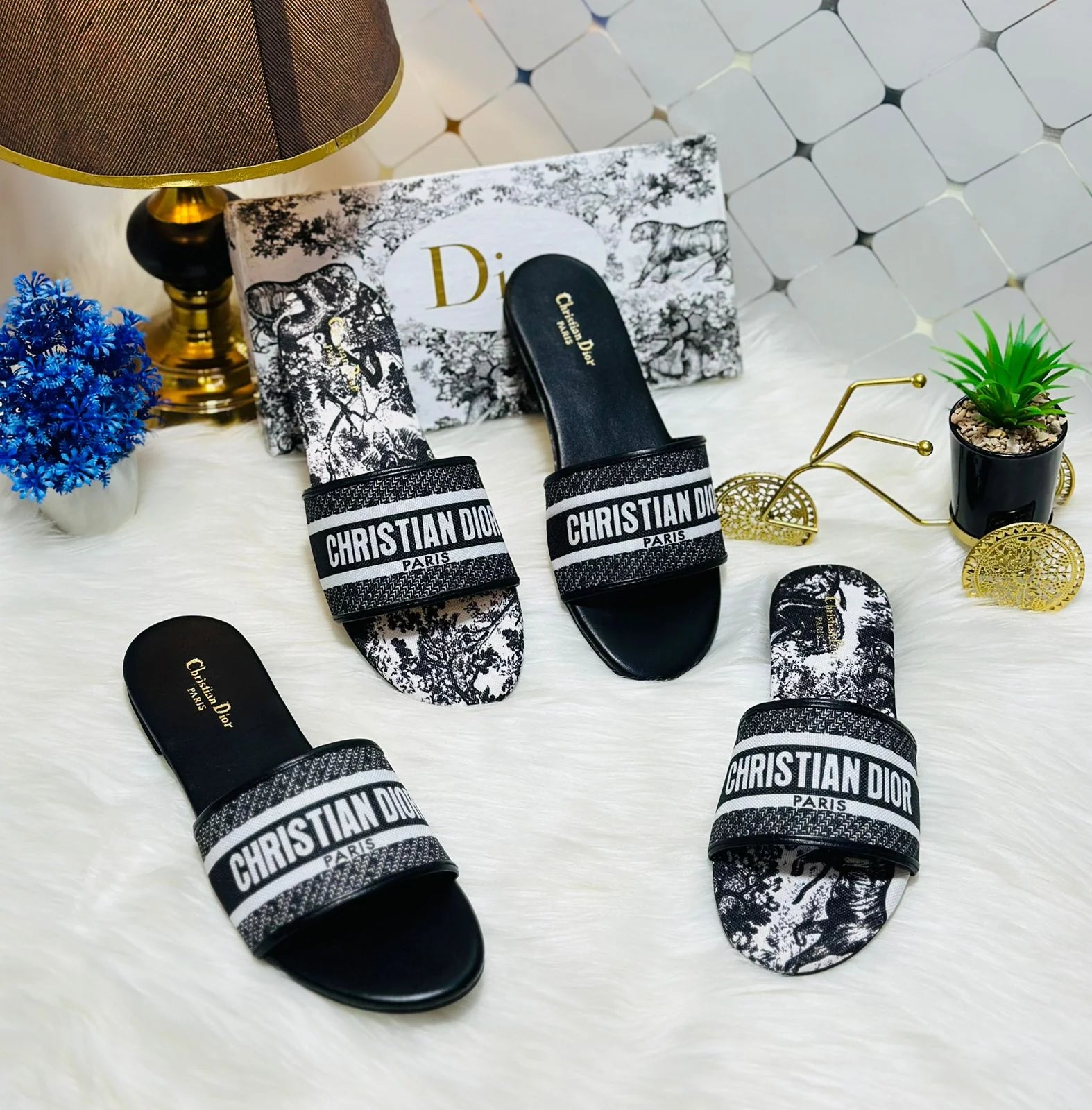 Dway Casual Flat Slides