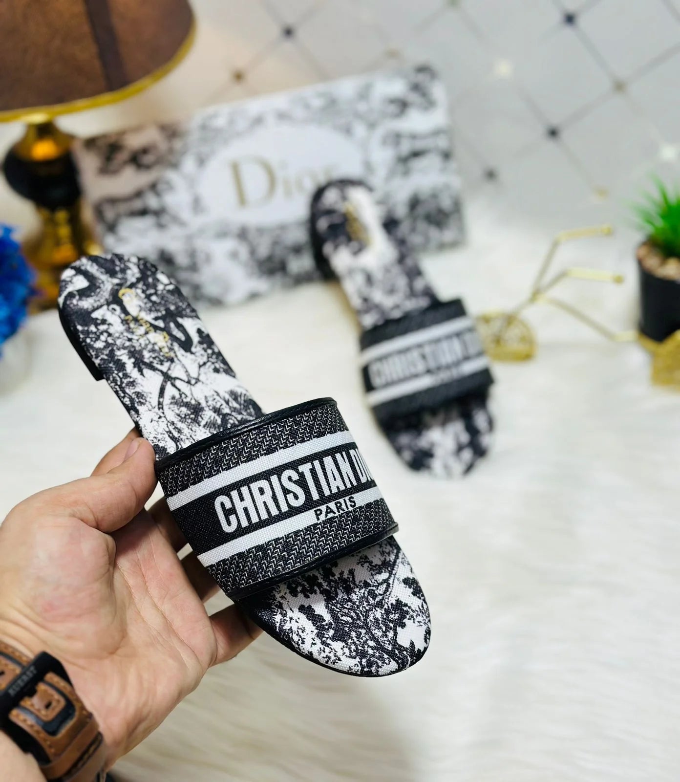 Dway Casual Flat Slides