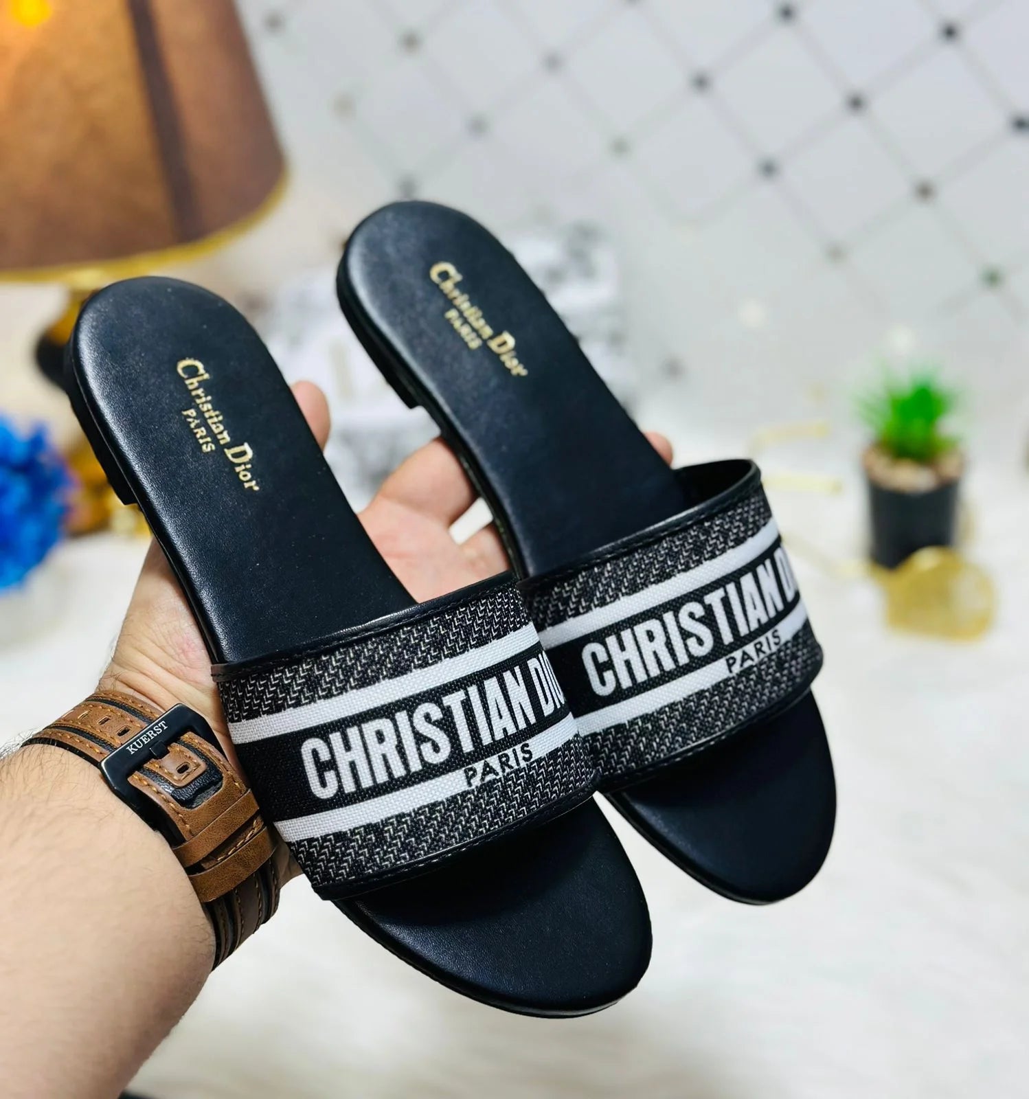 Dway Casual Flat Slides