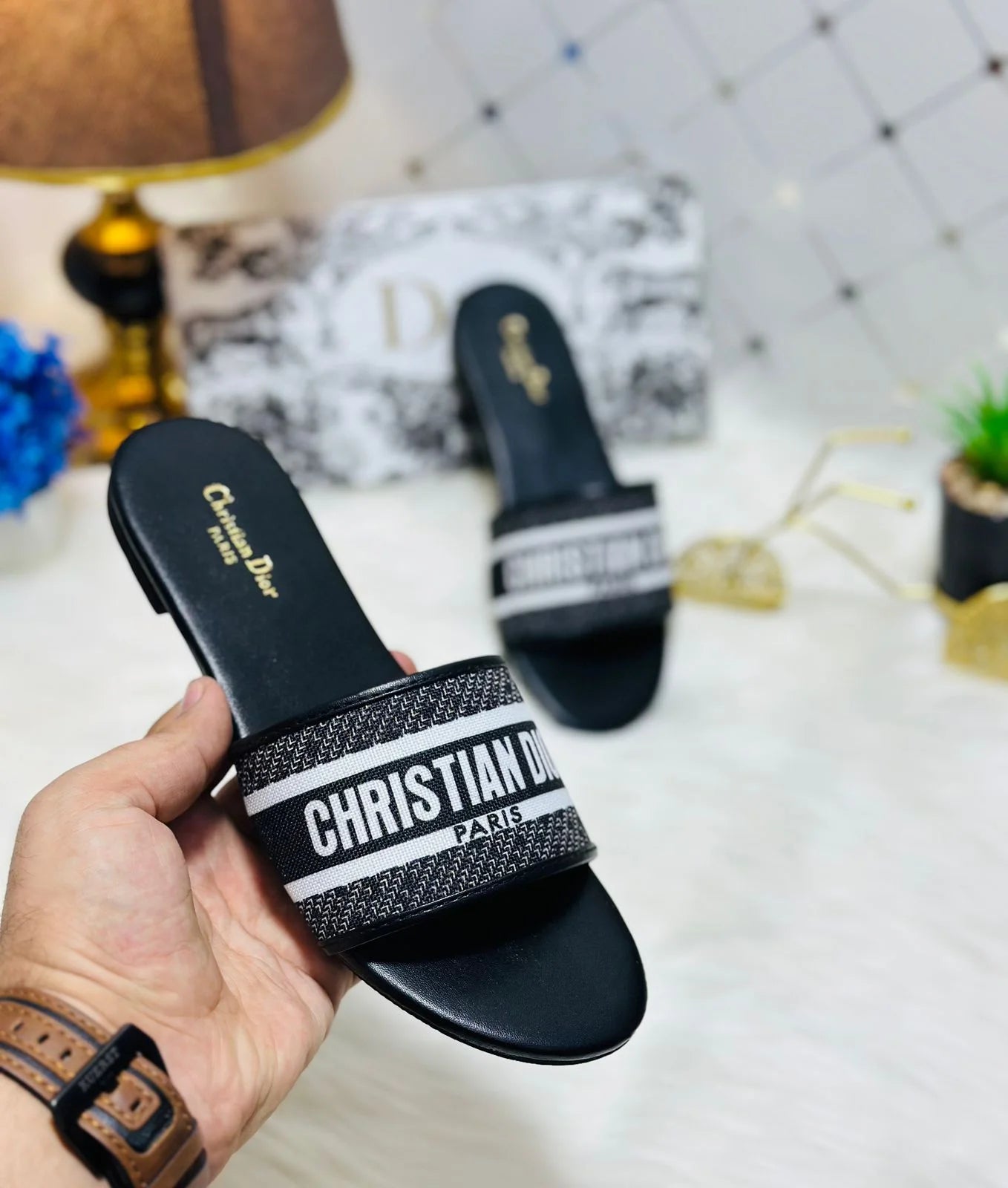 Dway Casual Flat Slides