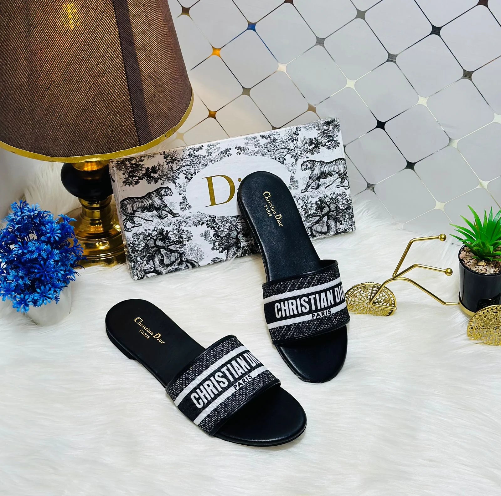 Dway Casual Flat Slides