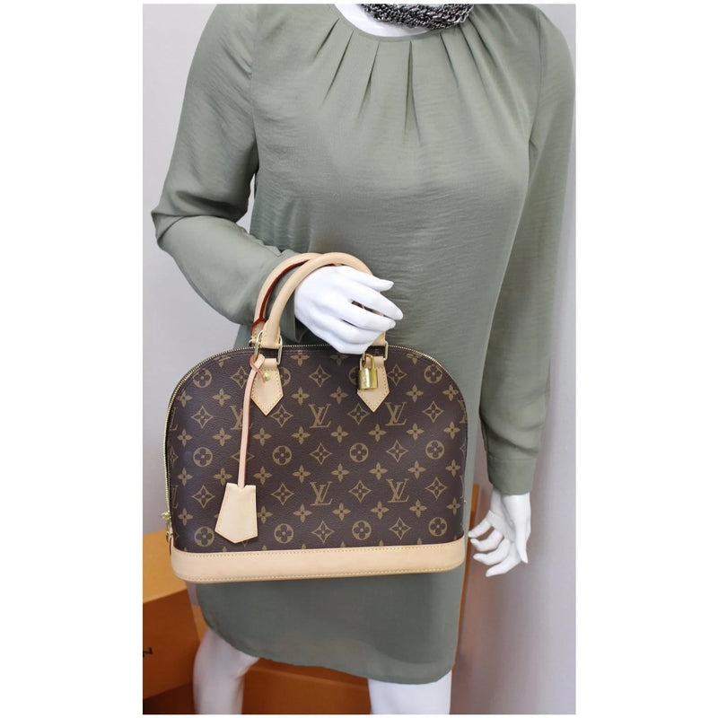 Alma BB Monogram Canvas Bag