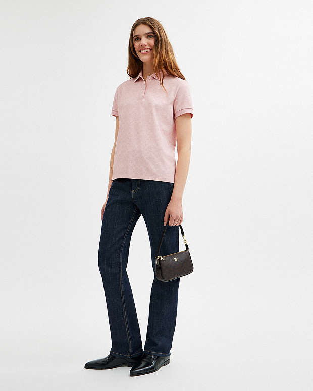 Top Handle Signature Shoulder Bag