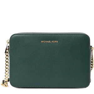 Jet Set Large Saffiano Leather Crossbody Bag
