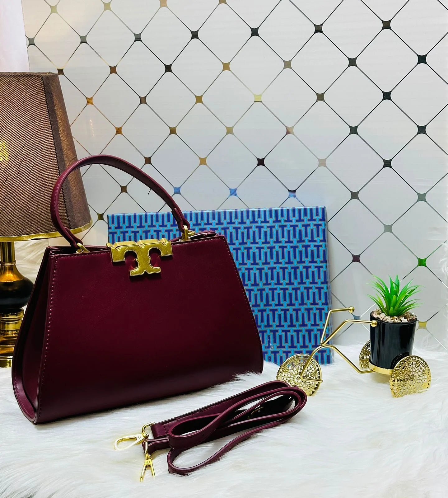 TB Women's Eleanor Satchel Bag