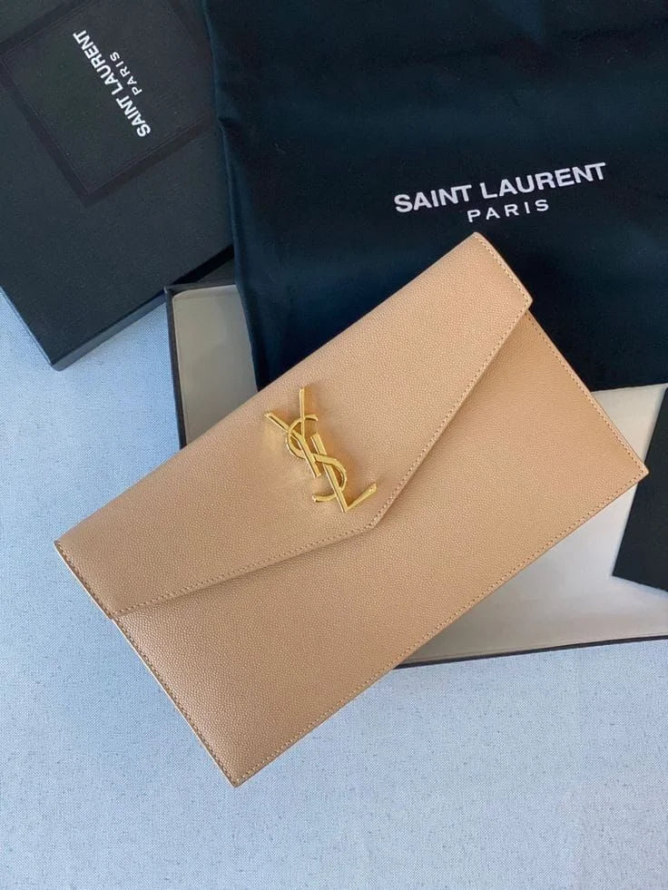 Uptown Leather Clutch