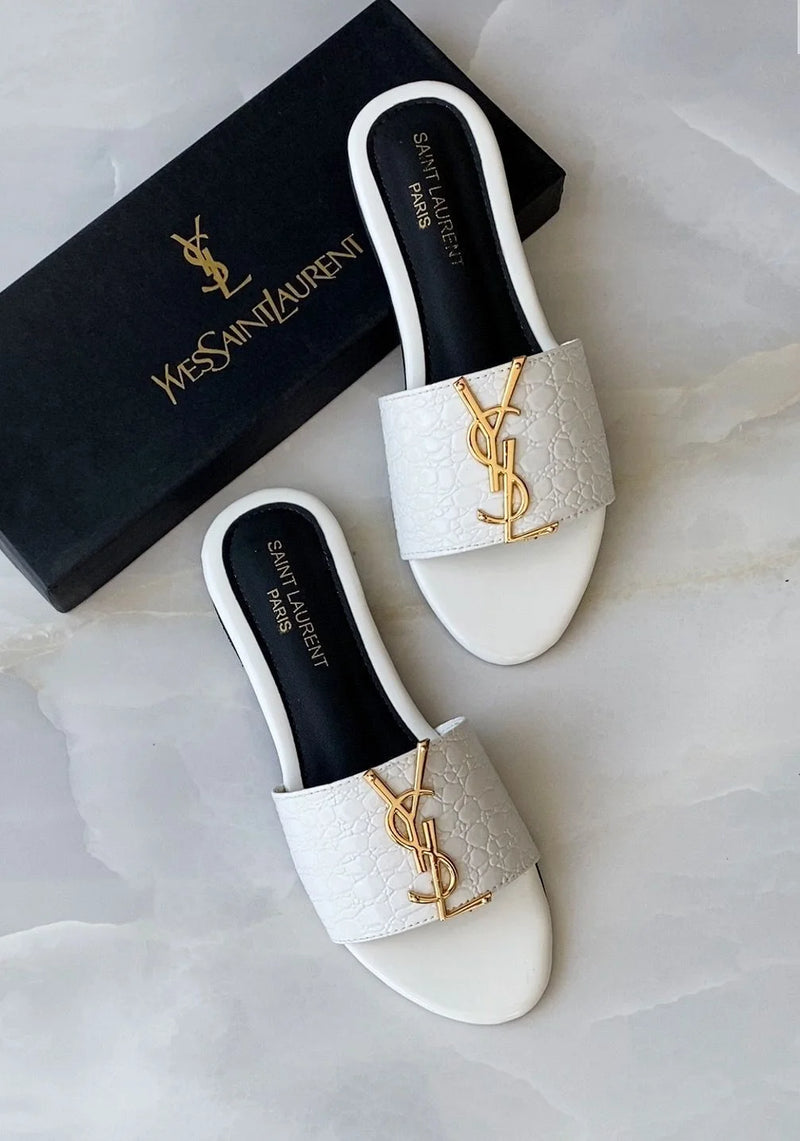 Crocodile Flat Casual Slippers