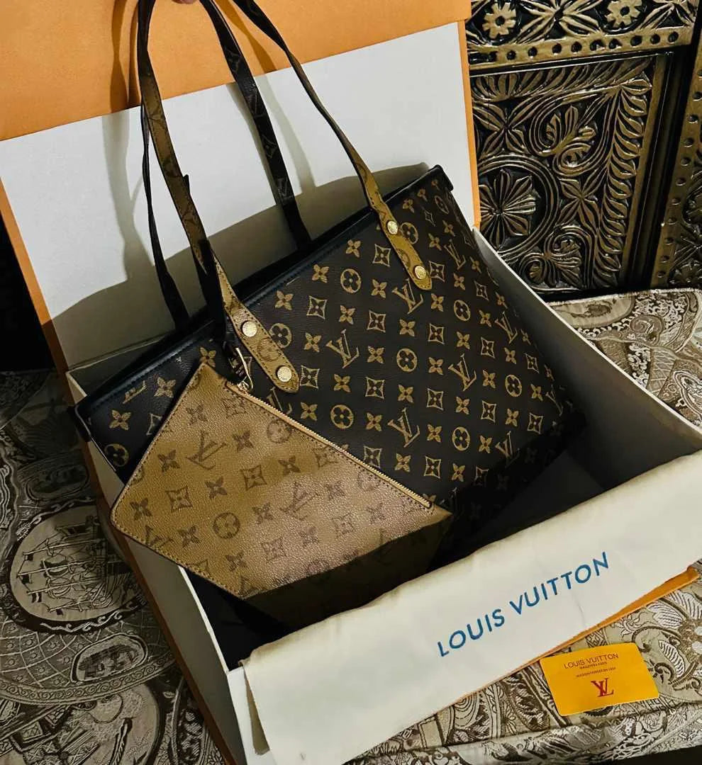 Neverfull MM 2 Tone Tote Bag