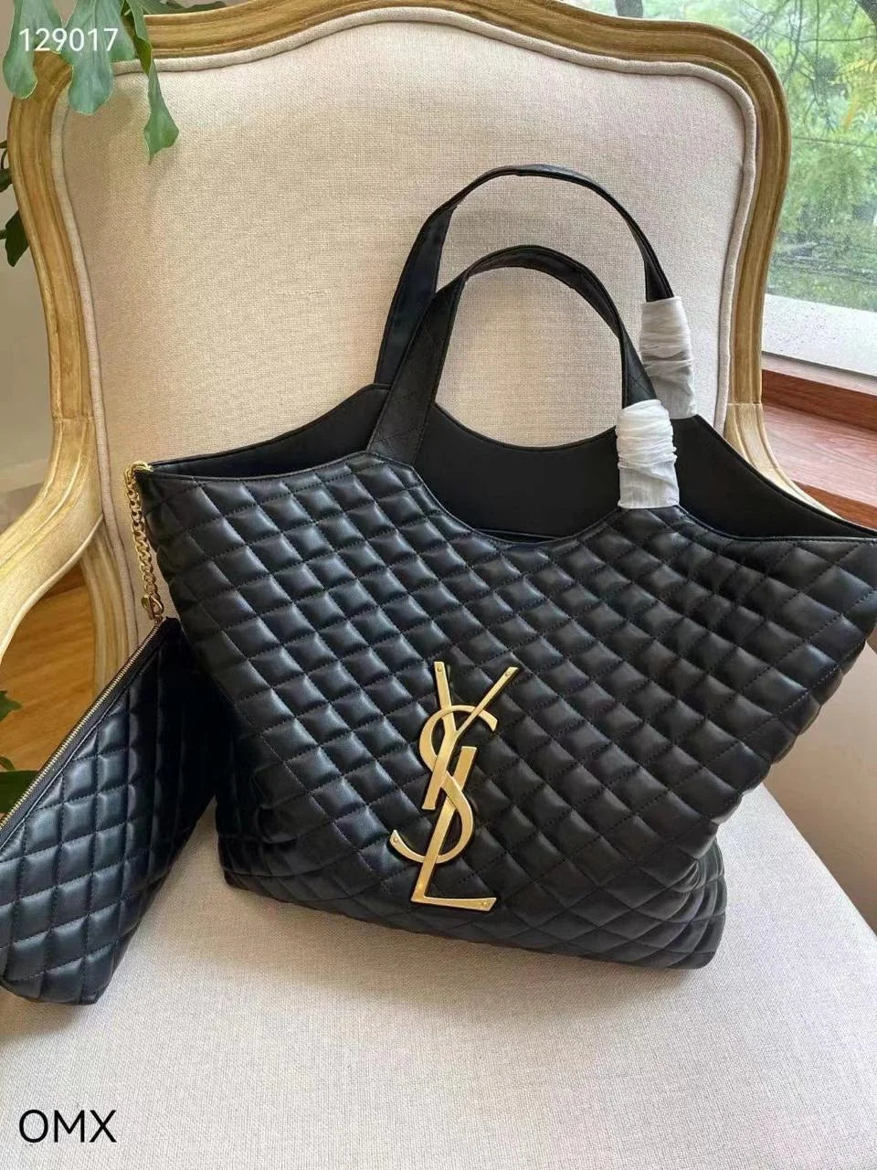 YSL Icare In Quilted Lambskin