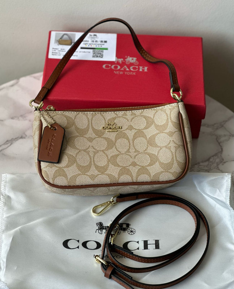 Top Handle Signature Shoulder Bag