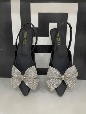 Jimmy Choo Bow Slingback Mules
