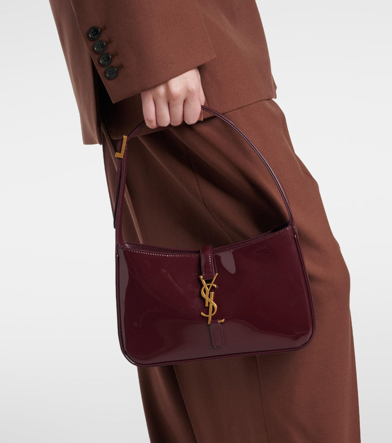 Le 5 à 7 Patent Leather Shoulder Bag